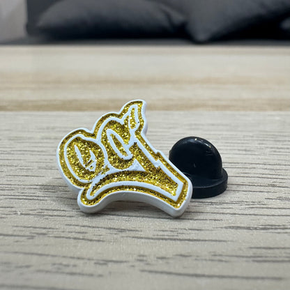 Pins OG White Gold Glitter