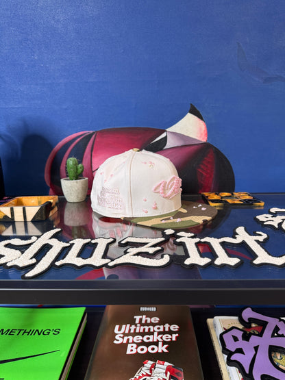 OG HAT x SHUZIRT SAIL CAMO PINK CUSTOM BEADS