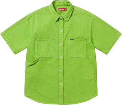 SUPREME LOOSE FIT S/S DENIM PAINTER SHIRT