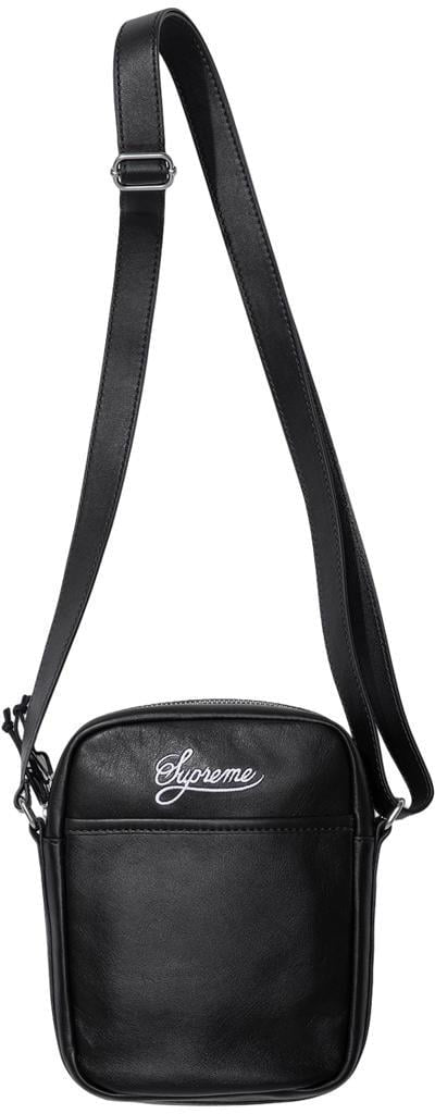 SUPREME®/NIKE® LEATHER SHOULDER BAG. 2L.