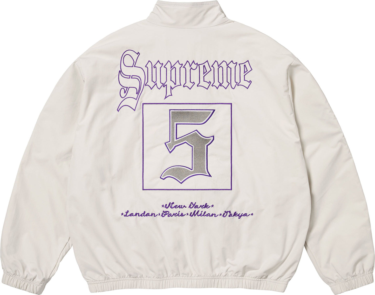 SUPREME OLD ENGLISH TRACK JACKET