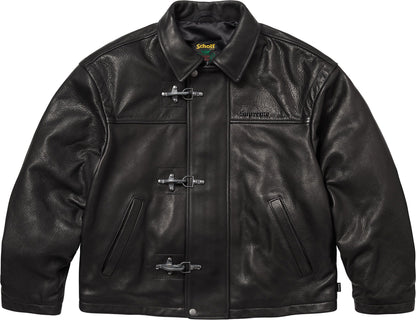 SUPREME®/SCHOTT® LEATHER CLIP JACKET
