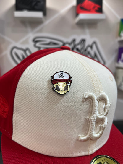Pins Skull OG Red Flame