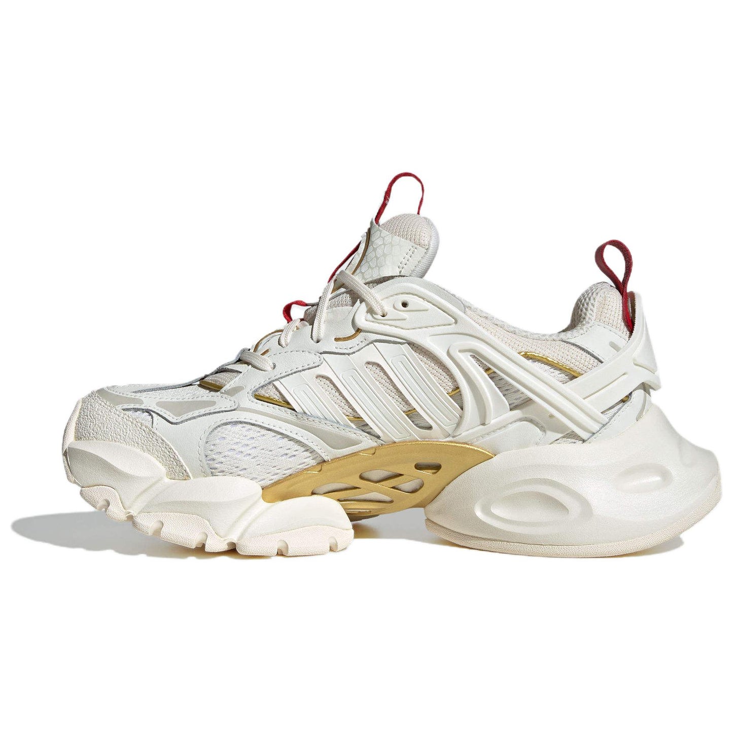 ADIDAS VENTO XLG RUNNER DELUXE OFF WHITE METALLIC GOLD RED