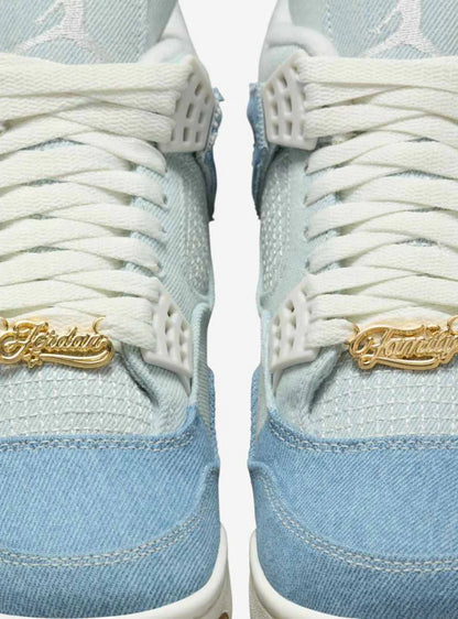 AIR JORDAN 4 RETRO TEX DENIM WORN BLUE