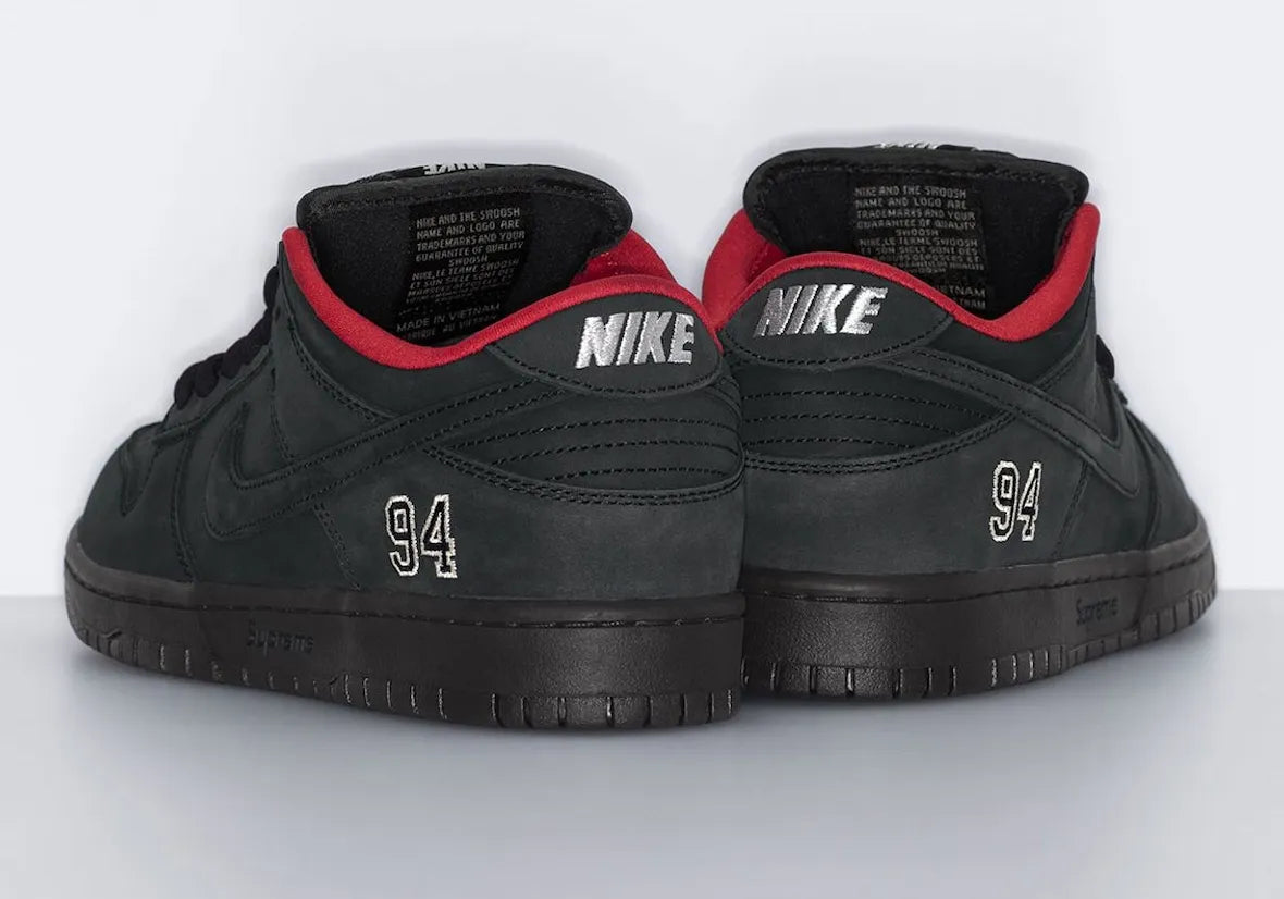 Supreme x Nike SB Dunk Low 94 Black