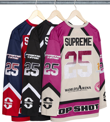 RHINESTONE HOCKEY JERSEY