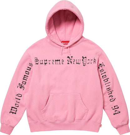 CONTRAST CUTOUT HOODED SWEATSHIRT