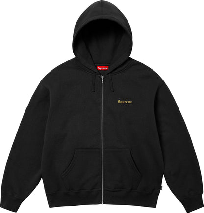 CREST ZIP UP HOODED SWEATSHIRT