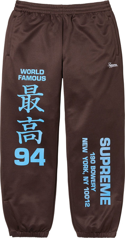 WORLDWIDE TRICOT TRACK PANT