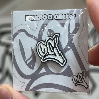 Pins OG White Crystal Glitter