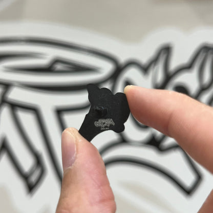 Pins OG White Crystal Glitter
