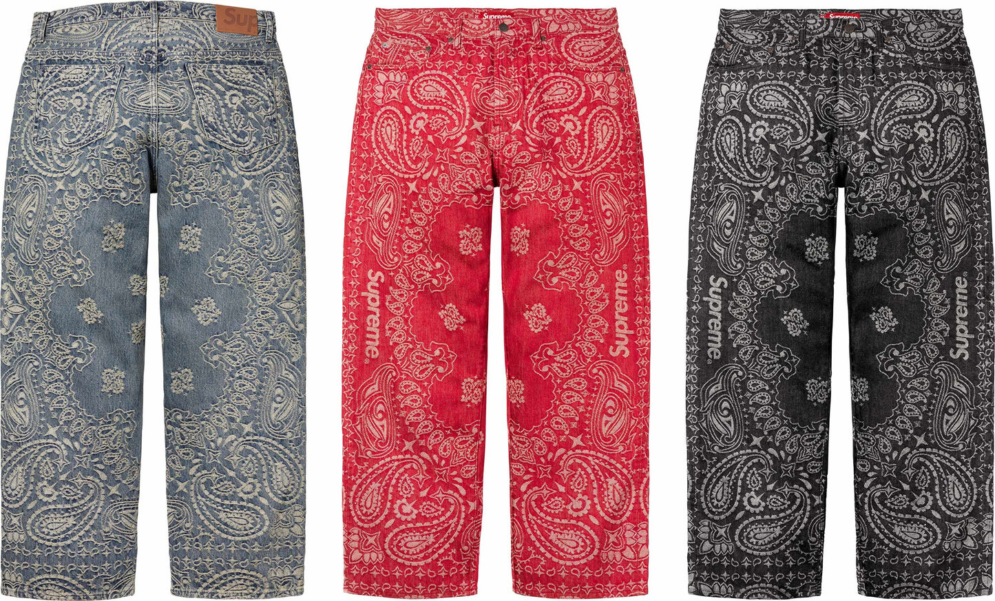 BANDANA JACQUARD BAGGY JEAN