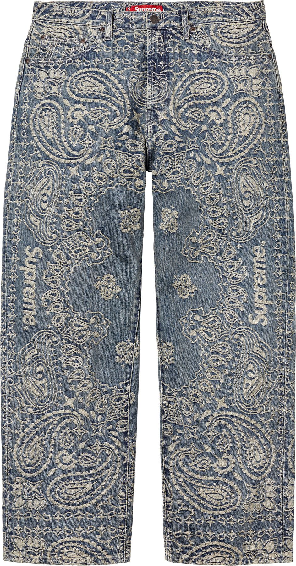 BANDANA JACQUARD BAGGY JEAN