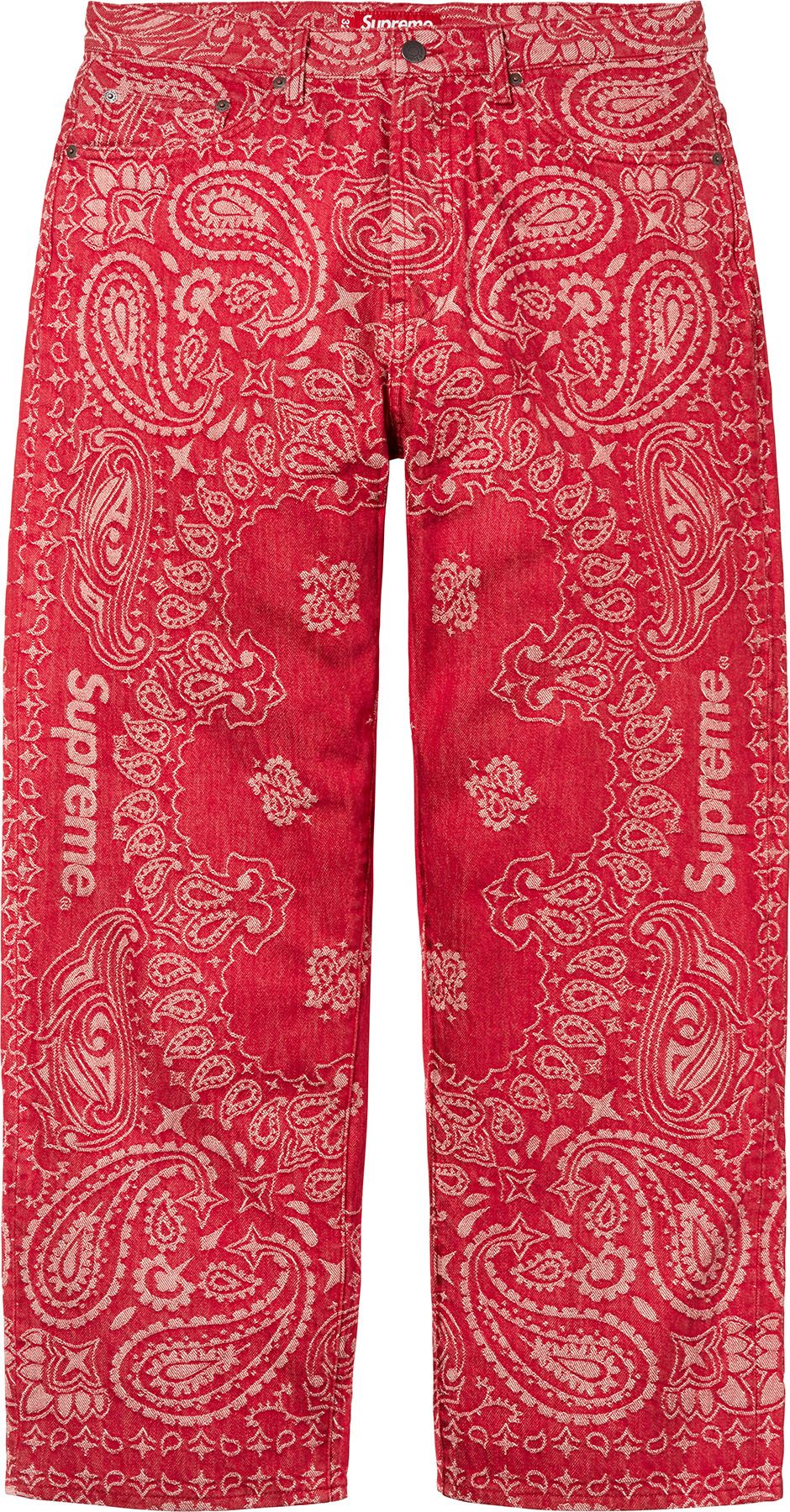 BANDANA JACQUARD BAGGY JEAN