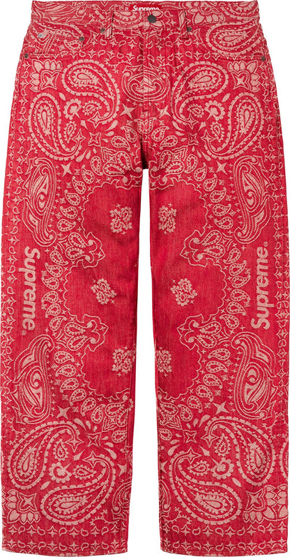BANDANA JACQUARD BAGGY JEAN