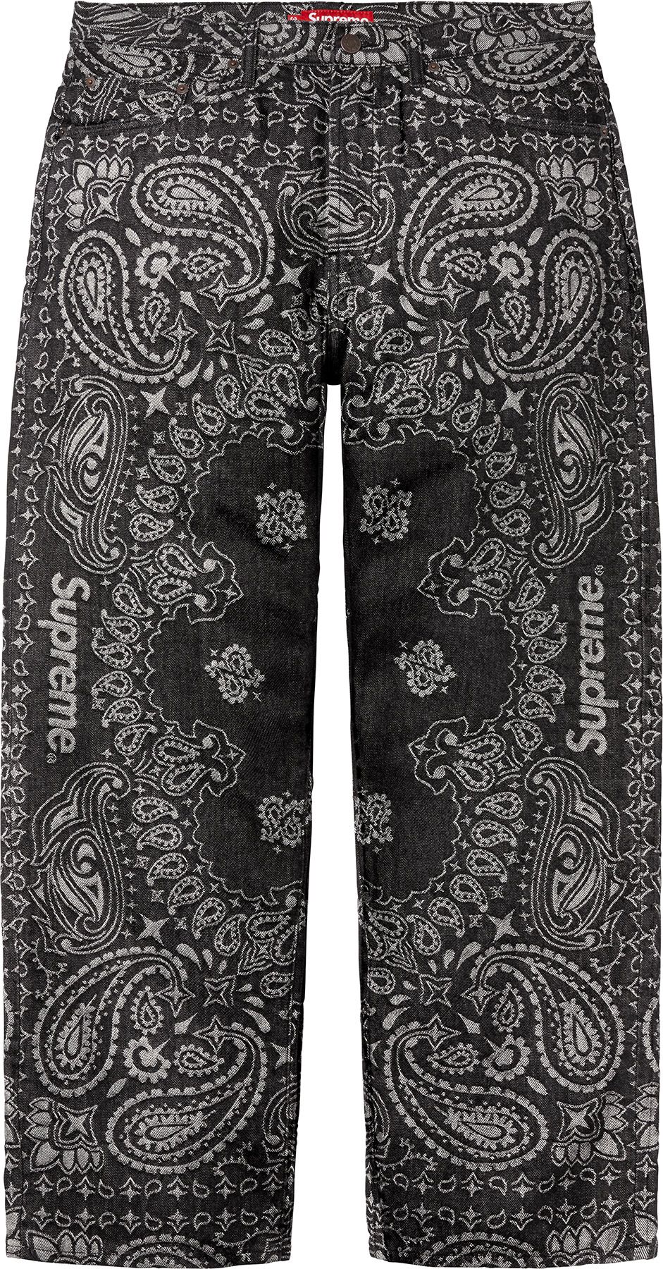 BANDANA JACQUARD BAGGY JEAN