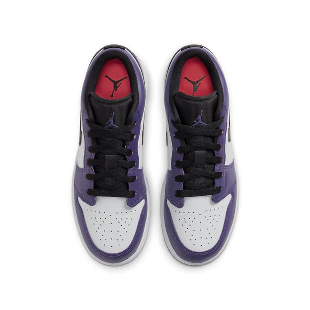 Jordan 1 Low Court Purple White (GS)