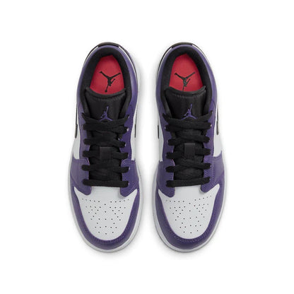 Jordan 1 Low Court Purple White (GS)