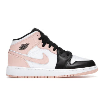 Jordan 1 Mid Arctic Orange Black Toe ''Crimson Tint''  (GS)