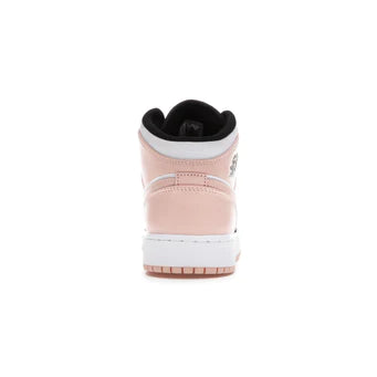 Jordan 1 Mid Arctic Orange Black Toe ''Crimson Tint''  (GS)