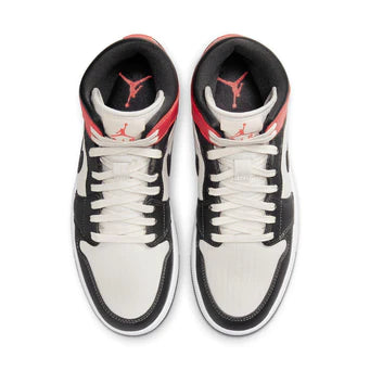 Jordan 1 Mid Newsprint Light Orewood Brown (W)