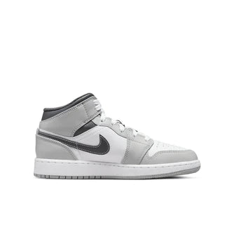 Jordan 1 Mid Light Smoke Grey (GS)