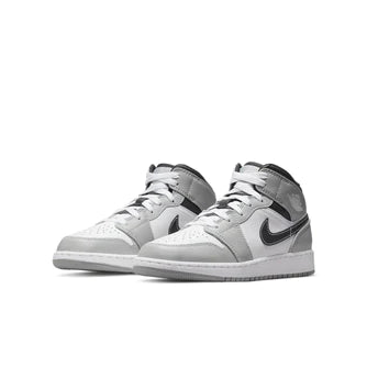 Jordan 1 Mid Light Smoke Grey (GS)