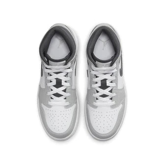 Jordan 1 Mid Light Smoke Grey (GS)