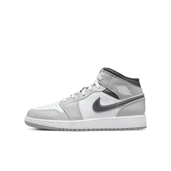 Jordan 1 Mid Light Smoke Grey (GS)