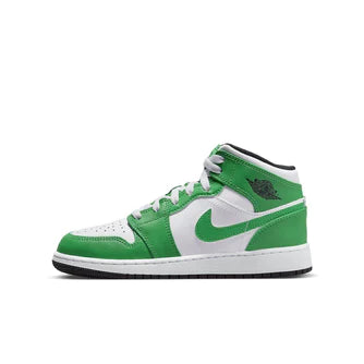 Jordan 1 Mid Lucky Green (GS)