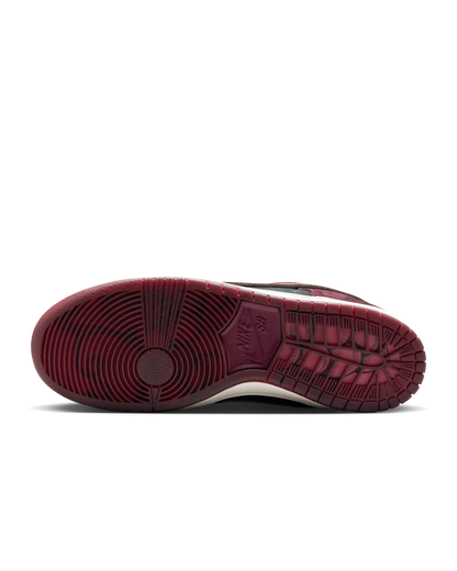 Nike SB Dunk Low Pro x Riot Skateshop Mahogany and Team Red