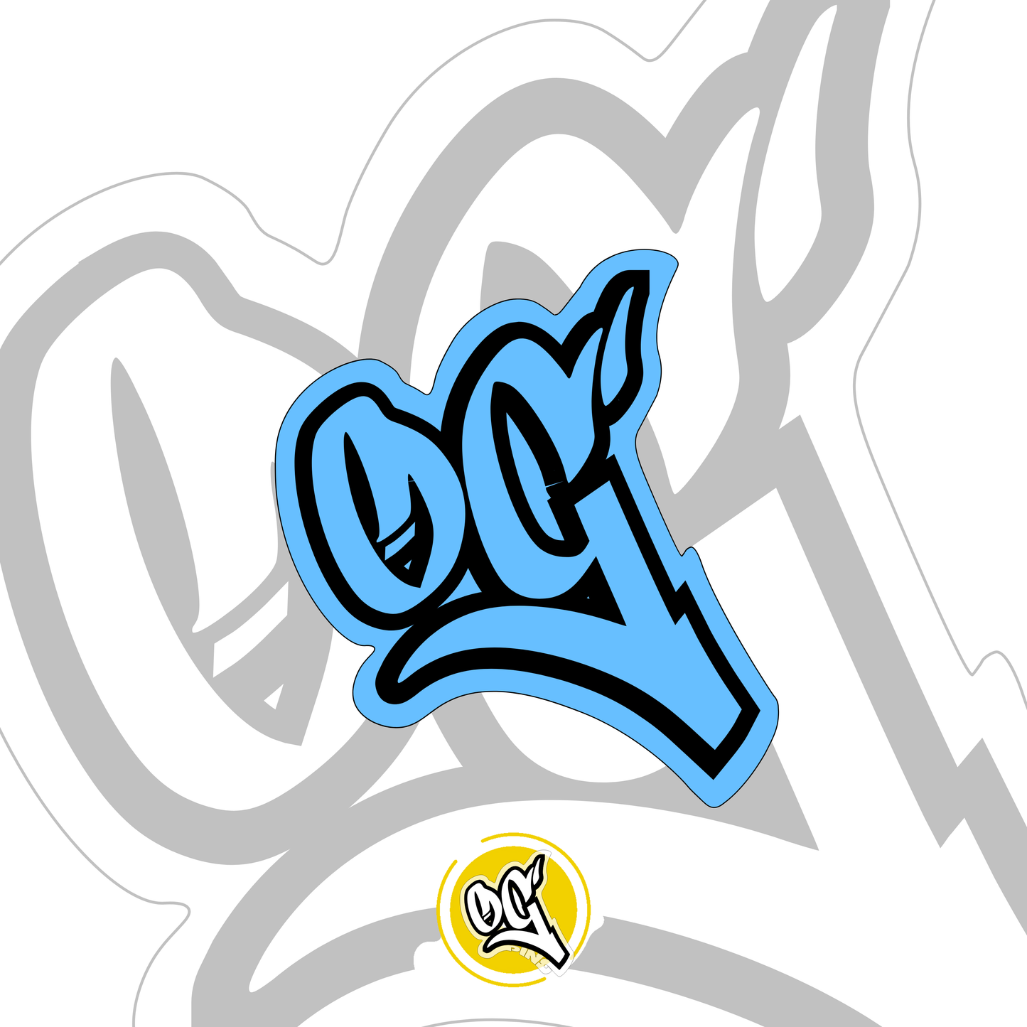 Pins OG Cornflower Glitter