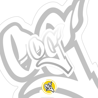 Pins OG Silver White Glitter